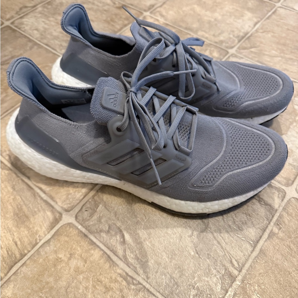 Adidas Gray UltraBoost Running Shoe
